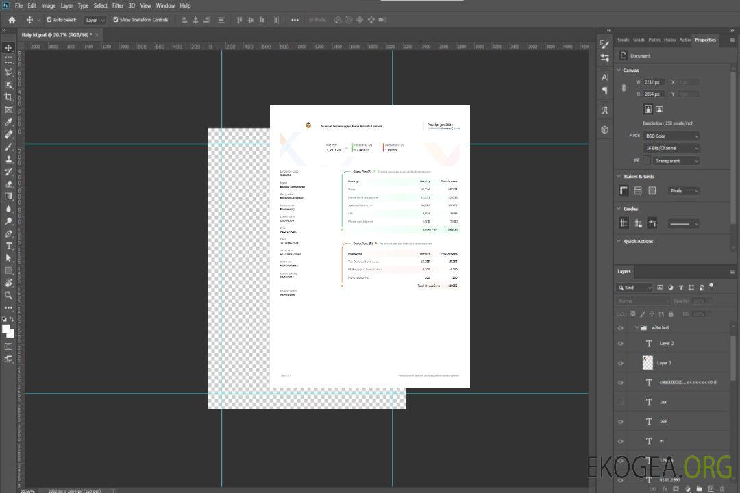 Modèle de fiche de paie de Surreal Technologies India aux formats Word et PDF.pdf, 1 template Modèle de fiche de paie de Surreal Technologies India aux formats Word et PDF.pdf, 1 template